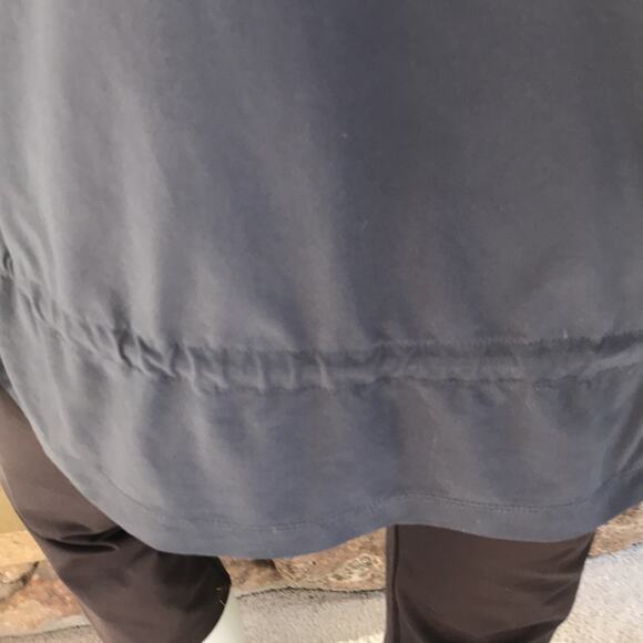 Lole Racerback Tank Gray Drawstring Waist Recycled Polyester Women's Size Small - Picture 4 of 10